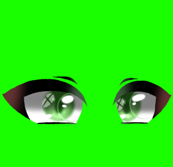 Best Gacha Club Eyes: Green Screen, HD Download…